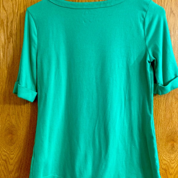 Talbots Scoop Neck Tee - Picture 7 of 7